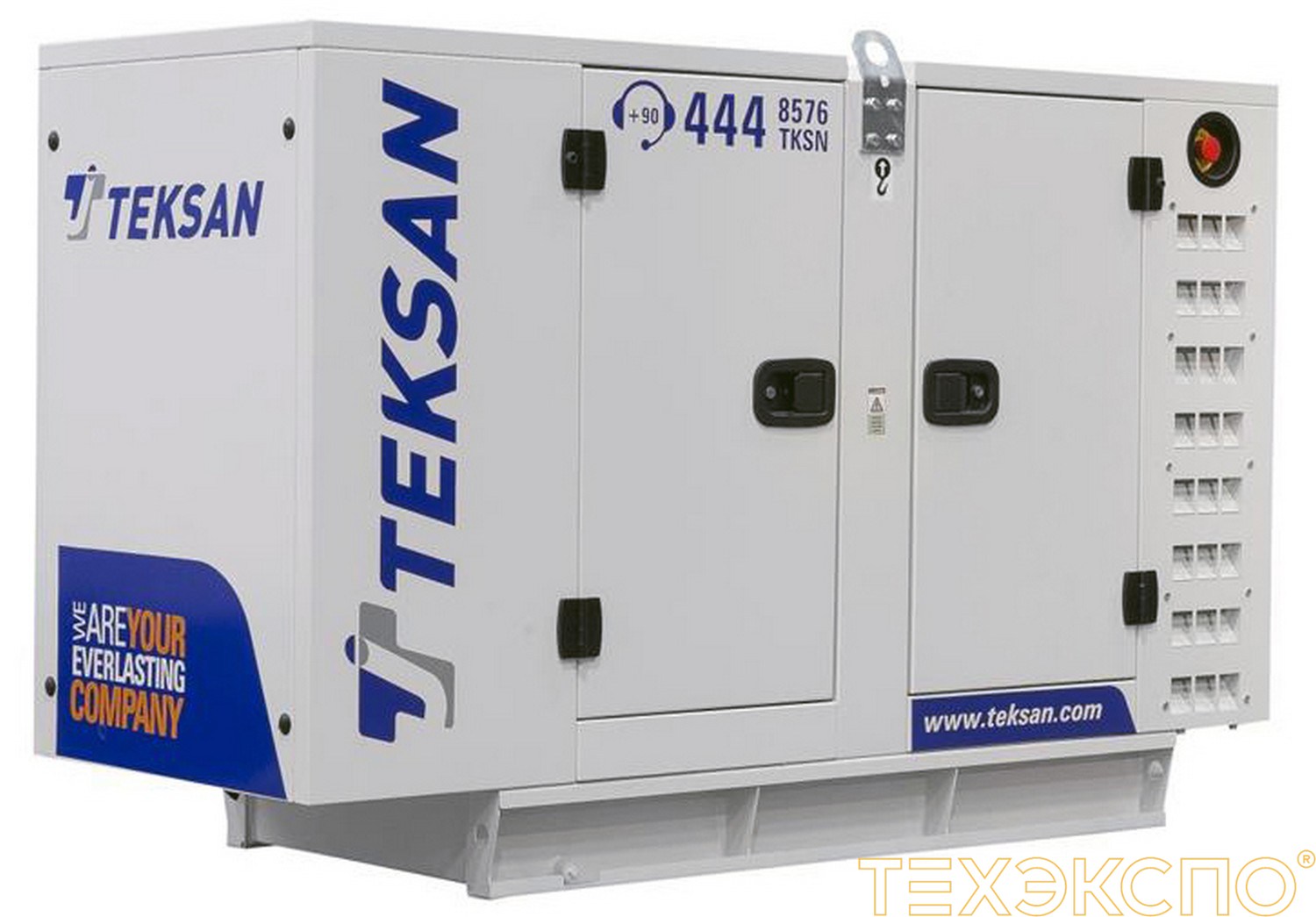 Teksan TJ110DW5C (в кожухе, в наличии на складе) - ДЭС 80 кВт в Санкт-Петербурге за 1 100 000 рублей | Дизельная электростанция в Техэкспо