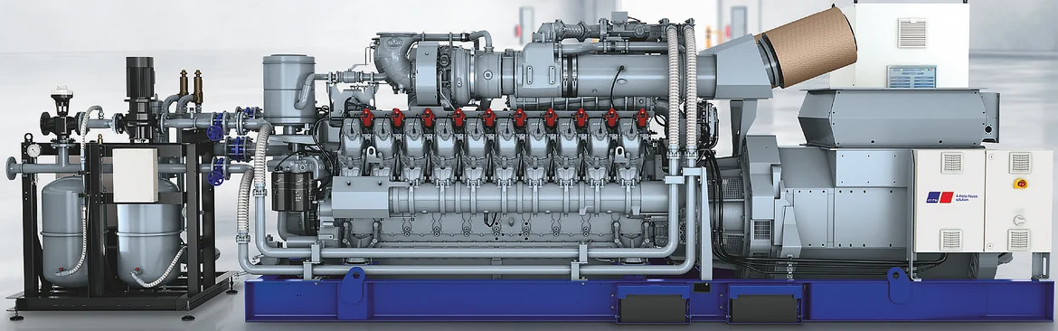 Газовый энергокомплекс 10 МВт на основе ГПУ MTU (Германия)
