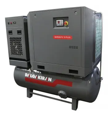Компрессор винтовой INVERSYS Plus 7-10-250D мощностью 7.5 кВт