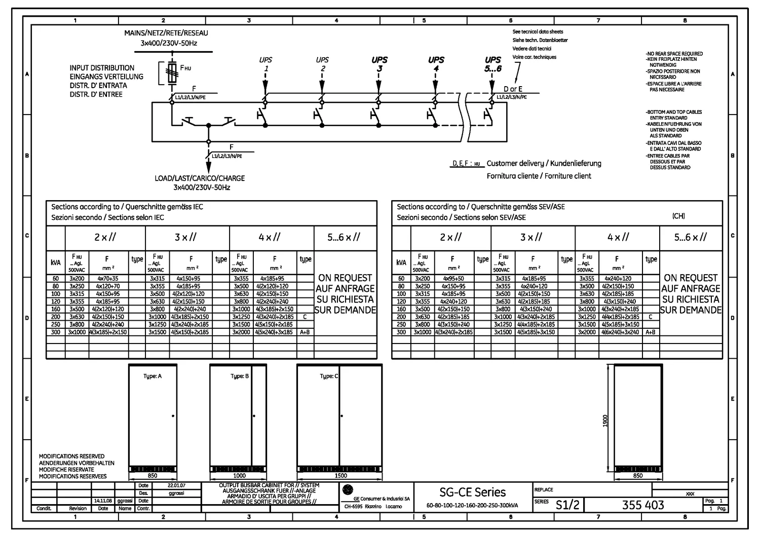General Electric SG60 - 54 кВт купить  | ИБП (UPS) в Техэкспо