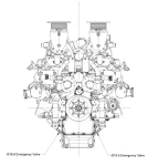 Чертеж дизельной электростанции  WPG1100-B 7NG – 
фото 6 из 13