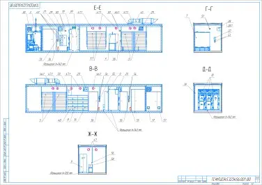 Поставка ДЭС 6,6 МВт, 6кВ, ШМР, ПНР для крупного промышленного предприятия – чертеж из проектной документации 3 из 7