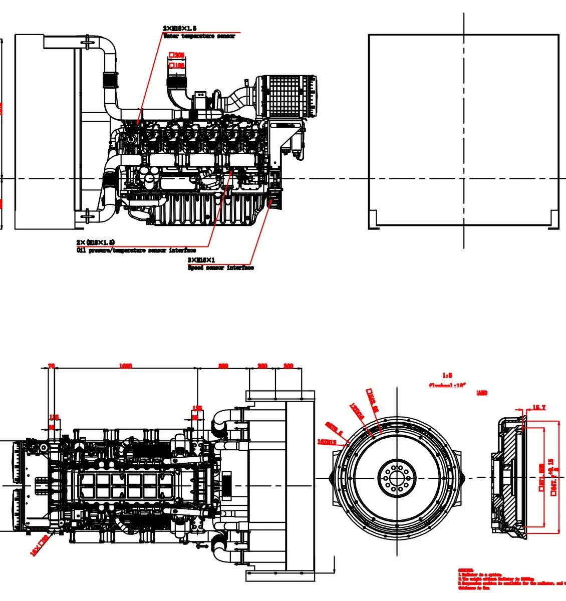 Baudouin 12M33G1500/5 - 0 кВт купить  за 7&nbsp;329&nbsp;401 рублей | Двигатель в Техэкспо