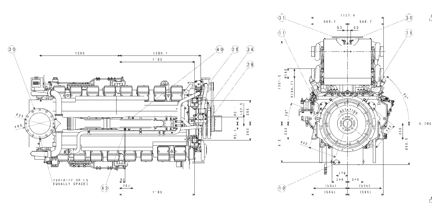 Mitsubishi S16R2-PTAW - 0 кВт купить  | Двигатель в Техэкспо