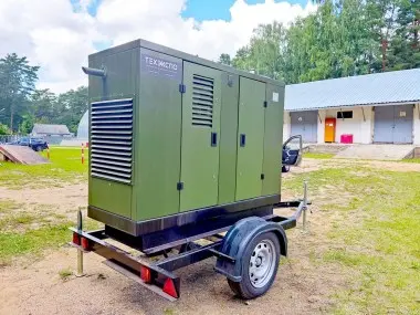 Передвижные ДЭС мощностью до 300 кВт в кожухе – фото 3 из 5