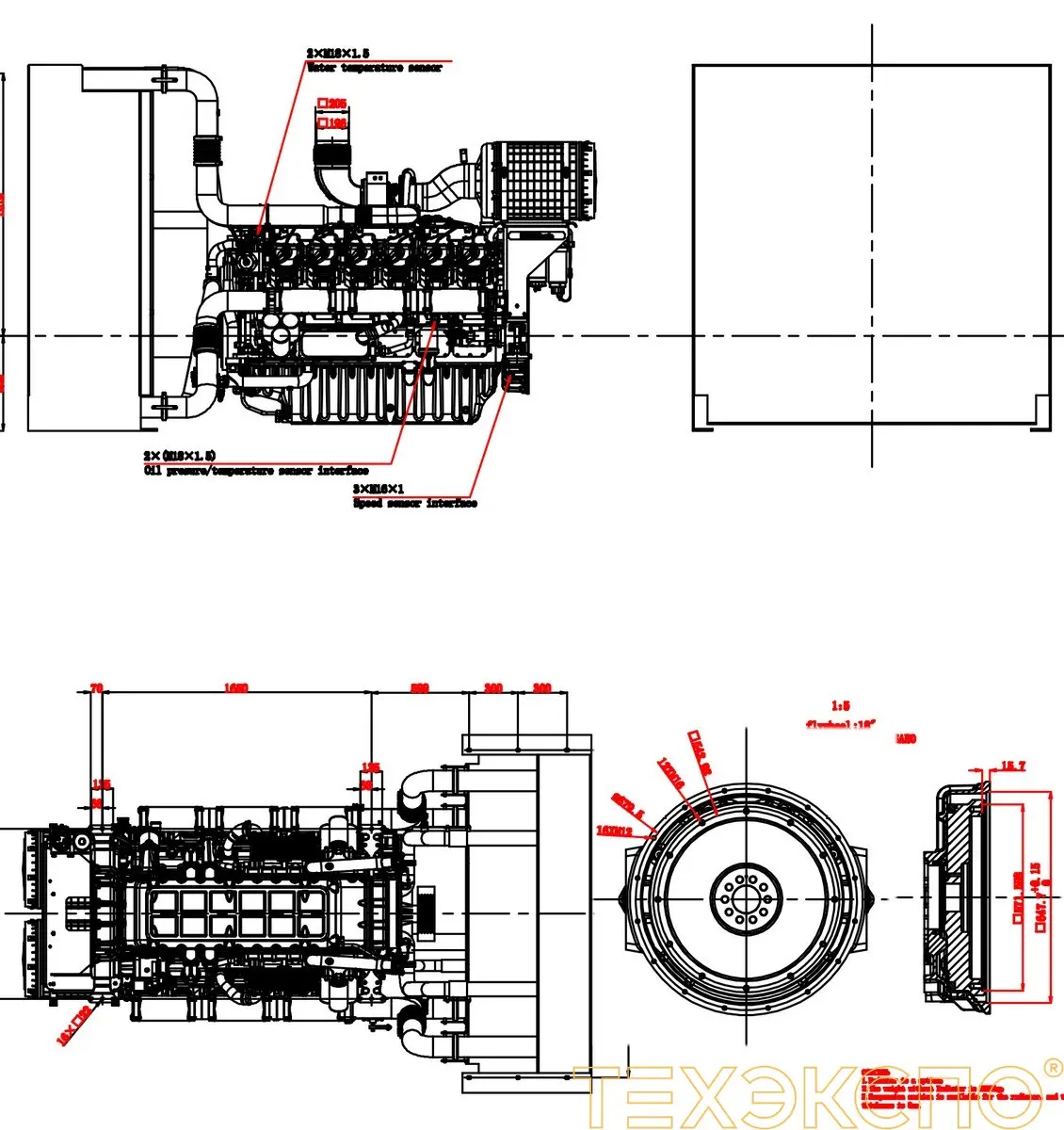 Baudouin 12M33D1240E310 - 0 кВт купить  | Двигатель в Техэкспо