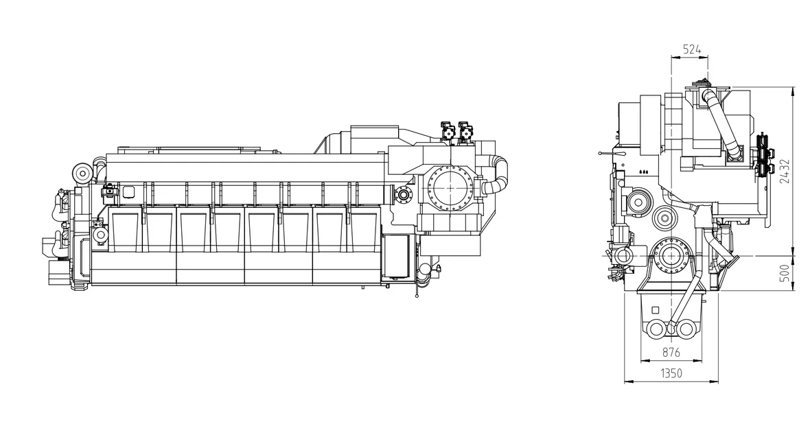 Wärtsilä 8L34DF - 0 кВт купить  | Двигатель в Техэкспо