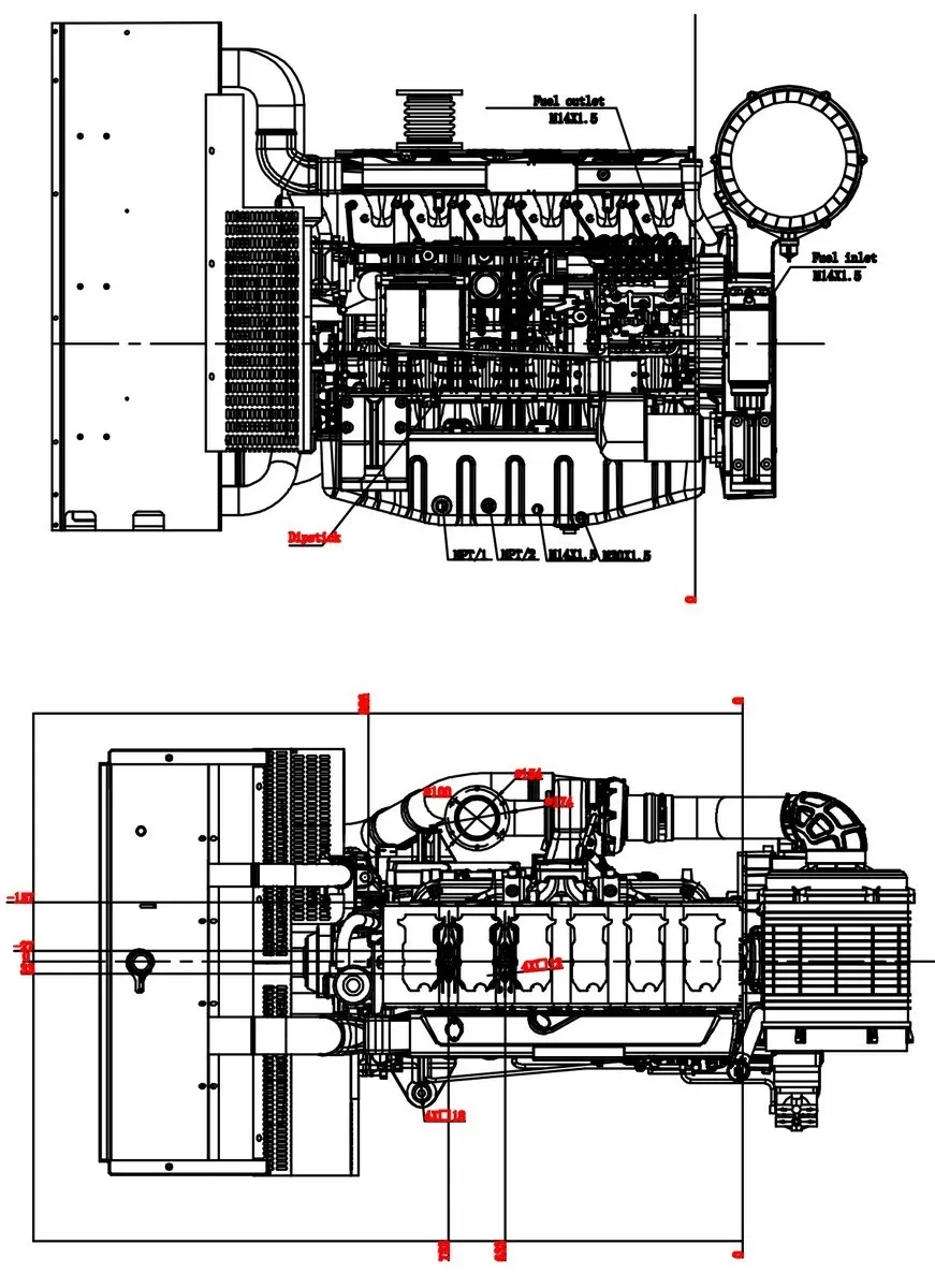 Baudouin 6M21G550/5 - 0 кВт купить  за 990&nbsp;775 рублей | Двигатель в Техэкспо