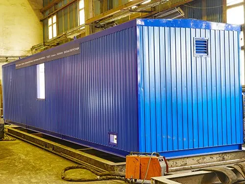 Блок-модуль для технологического оборудования длиной 12 метров