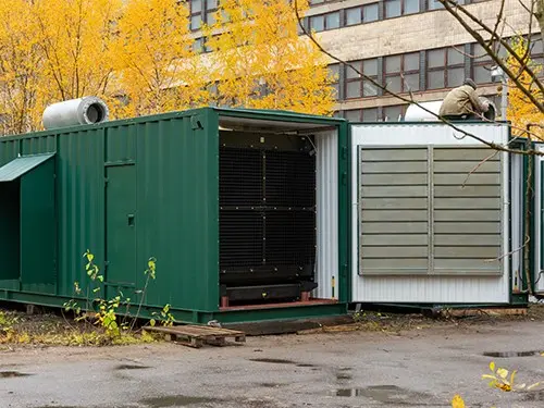 Контейнеры для высоковольтных ДЭС 1,2 МВт в параллели для лесозаготовительного предприятия