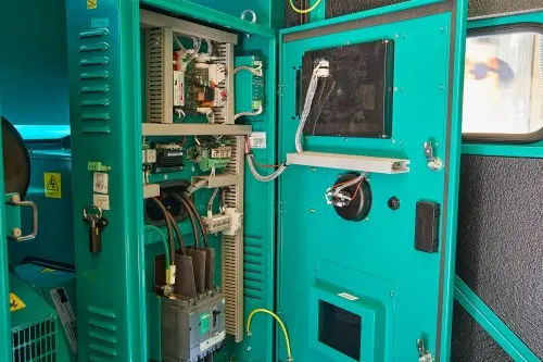 ДЭС Cummins C66D в кожухе мощностью 48 кВт с АВР для коттеджа в Курортном районе Санкт-Петербурга – фото 19 из 24