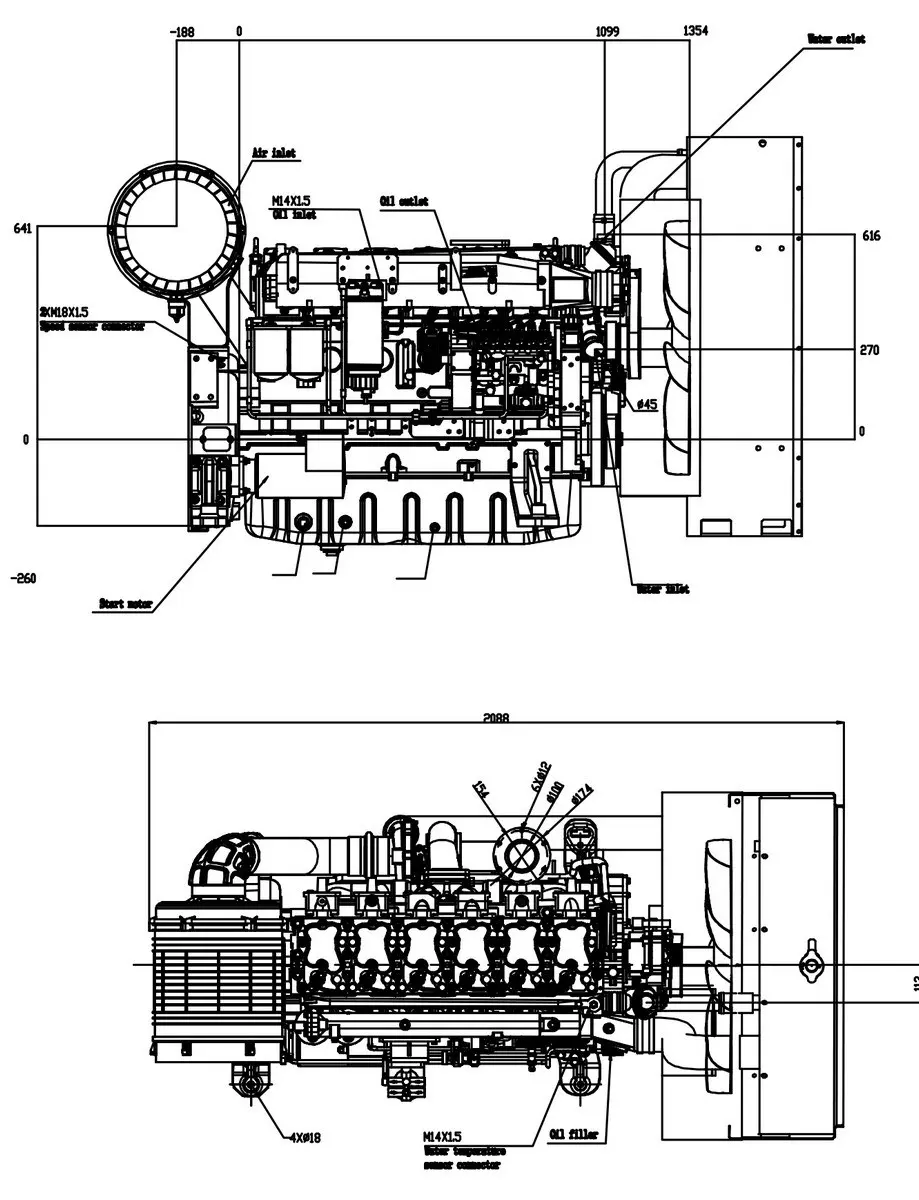 Baudouin 6M16G350/5 - 0 кВт купить  за 505&nbsp;732 рублей | Двигатель в Техэкспо