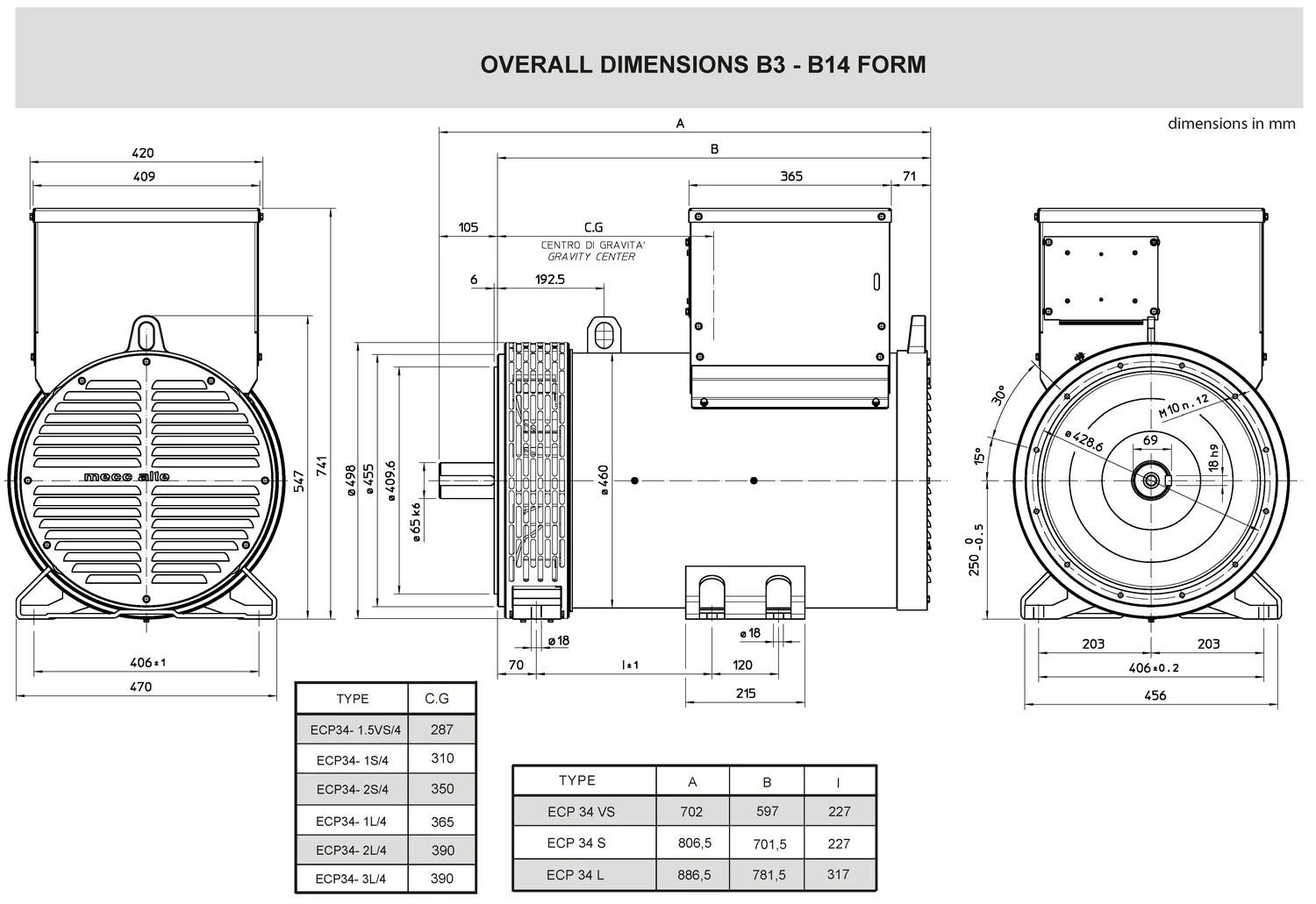 Mecc Alte ECP34-1L/4 - 104 кВт купить  | Генератор в Техэкспо