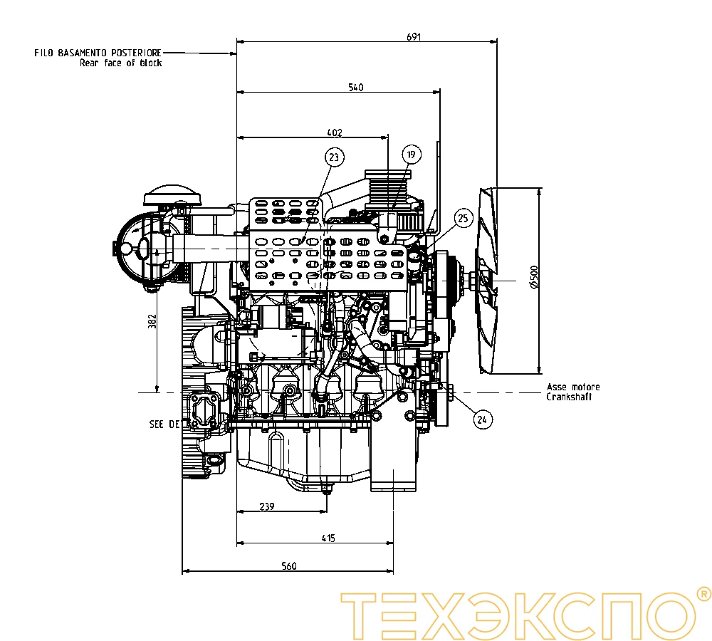 FPT (Iveco) F32 SM1A - 0 кВт купить  | Двигатель в Техэкспо