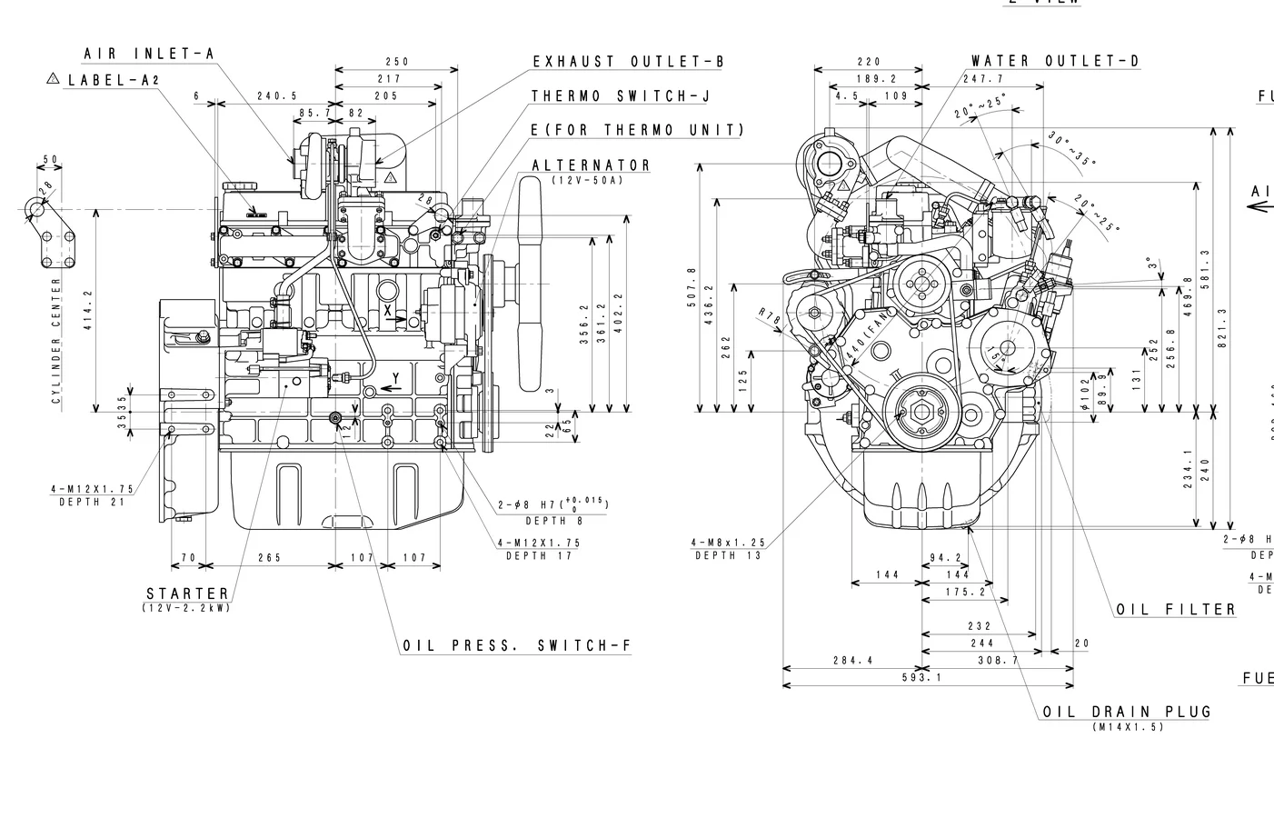 Mitsubishi S4S-DT - 0 кВт купить  | Двигатель в Техэкспо