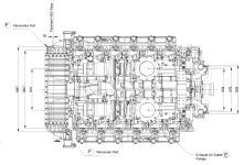 Чертеж дизельной электростанции  WPG1100-B 7NG – 
фото 8 из 13