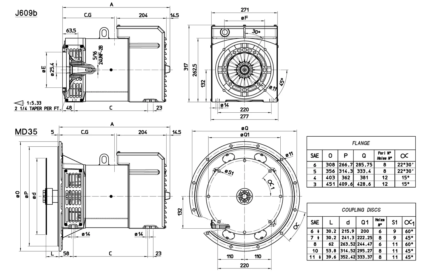 Mecc Alte ECP3-3L/4 - 12 кВт купить  | Генератор в Техэкспо