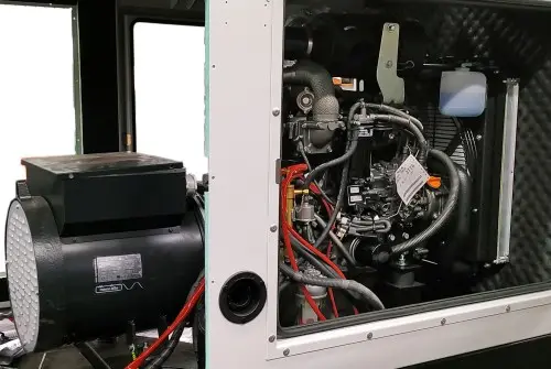 ДГУ 65 кВт в кожухе на стройплощадку Загорской гидроэлектростанции – фото 9 из 11