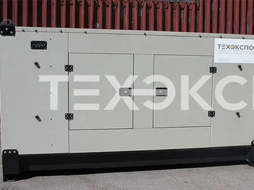 Дизель-генератор 104 кВт в кожухе для дилера Mercedes-Benz в Петербурге