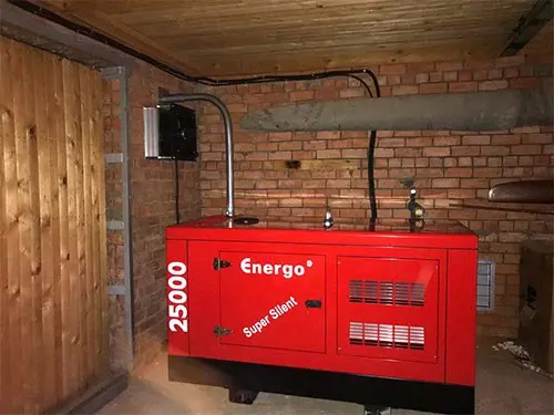 Однофазная дизельная электростанция для коттеджа в Тверской области