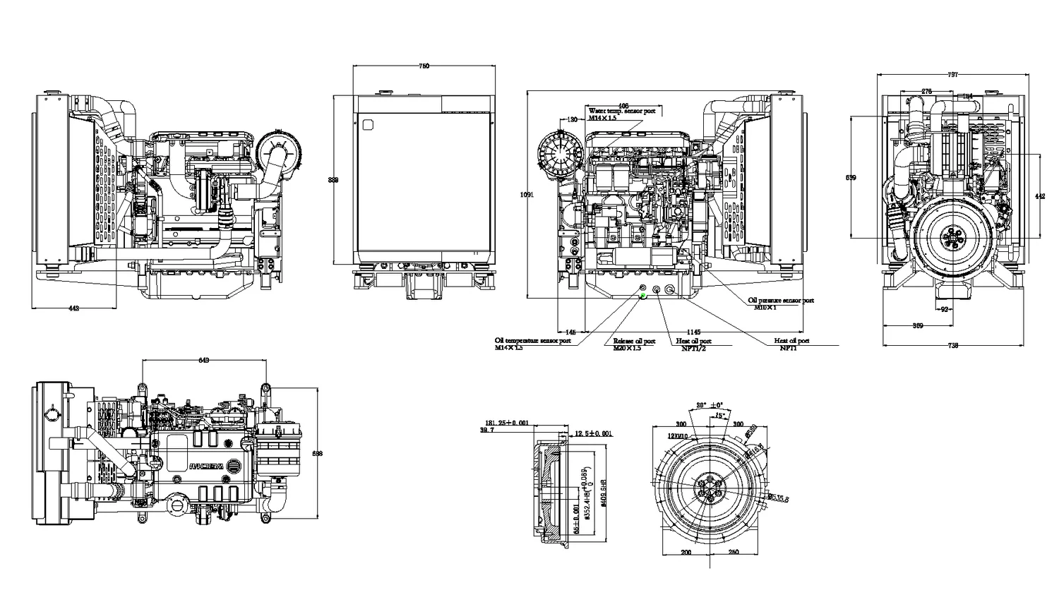 Baudouin 4M11G120/5 - 0 кВт купить  | Двигатель в Техэкспо