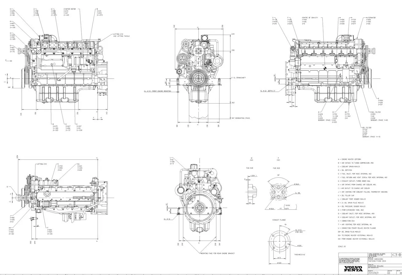 Volvo TAD732GE - 0 кВт купить  | Двигатель в Техэкспо