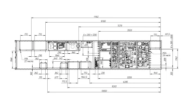 Контейнер для электролизной установки генерации водорода высокого давления – чертеж из проектной документации 4 из 5