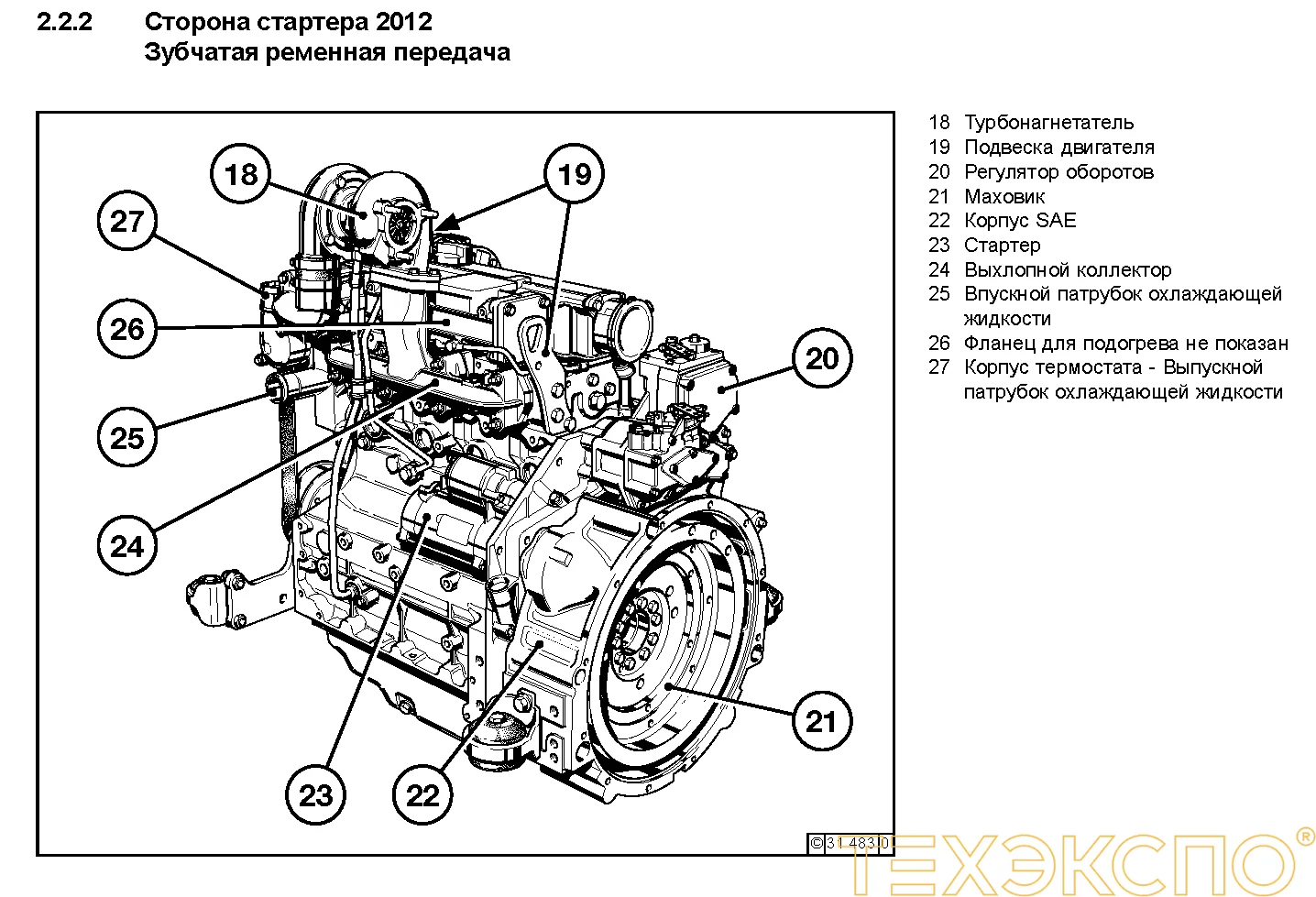 Deutz BF4M2012 - 0 кВт купить  | Двигатель в Техэкспо