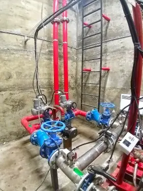 Насосные установки пожаротушения и водоснабжения для вахтового поселка нефтяной компании в Иркутской области – фото 13 из 20