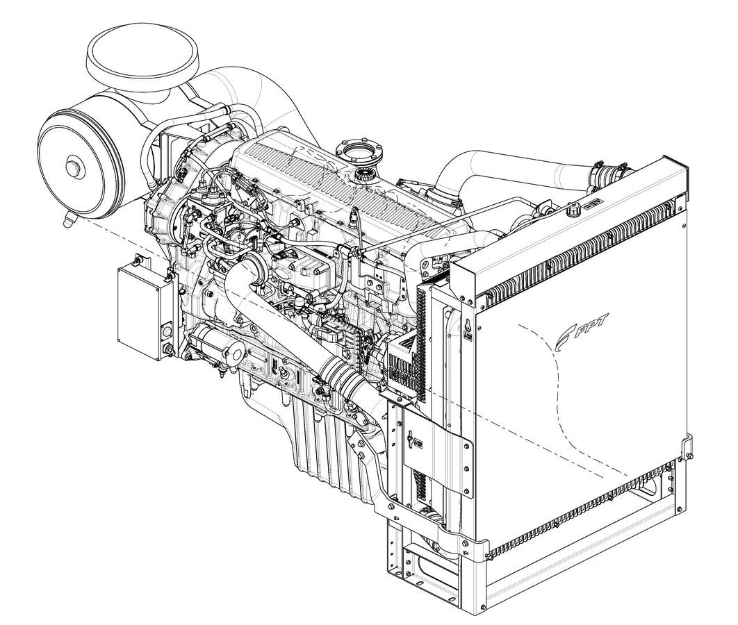 FPT (Iveco) CR16 TE1W - 0 кВт купить  | Двигатель в Техэкспо