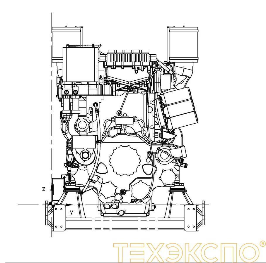 MTU 16V4000G23 - 0 кВт купить  | Двигатель в Техэкспо