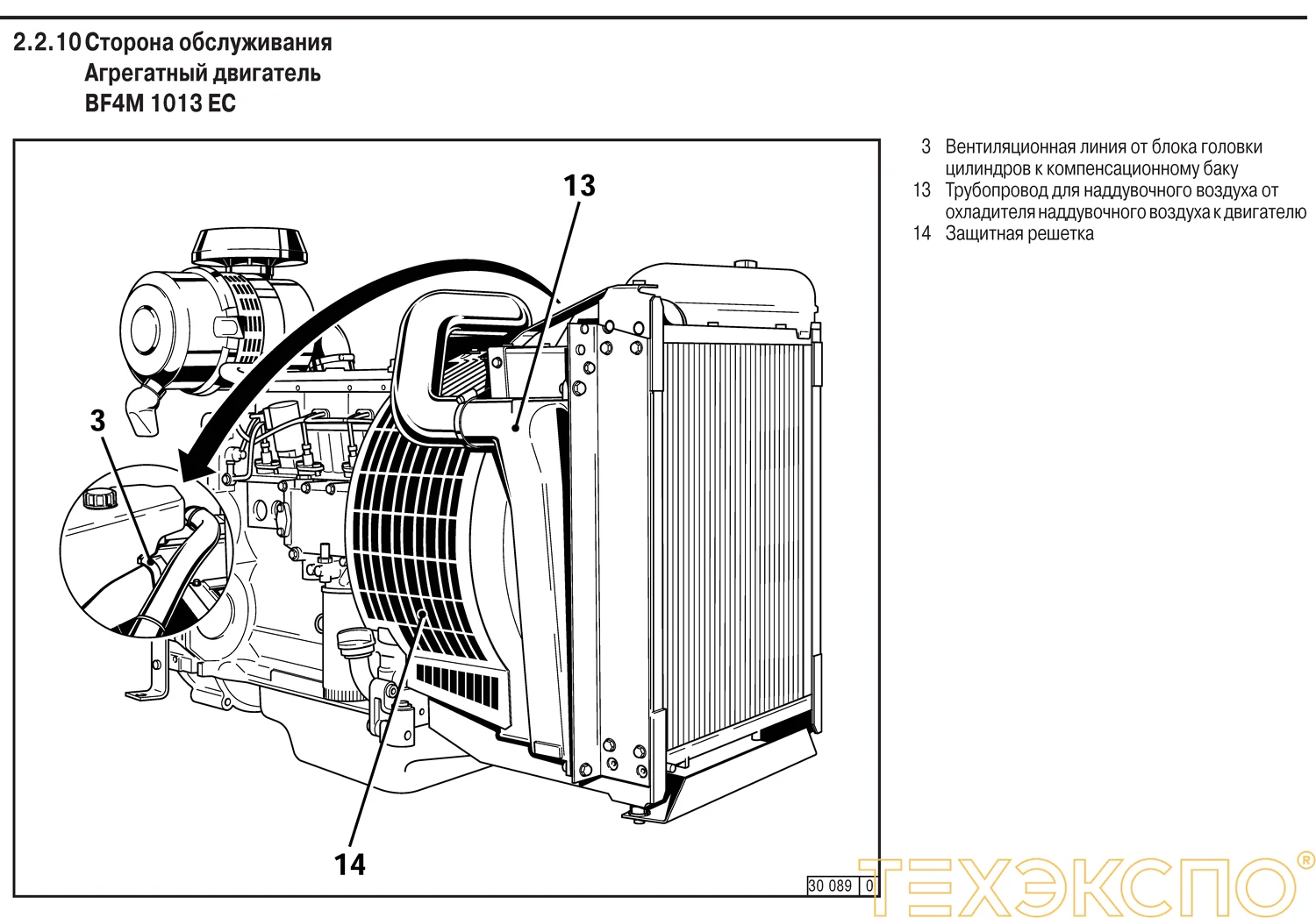 Deutz BF4M1013FC - 0 кВт купить  | Двигатель в Техэкспо