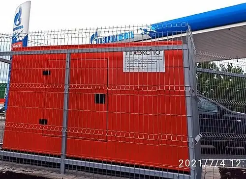 ДГУ 24 кВт в кожухе с АВР для АЗС сети «Газпромнефть» в Московской области