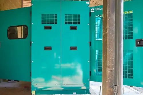 ДЭС Cummins C66D в кожухе мощностью 48 кВт с АВР для коттеджа в Курортном районе Санкт-Петербурга – фото 18 из 24