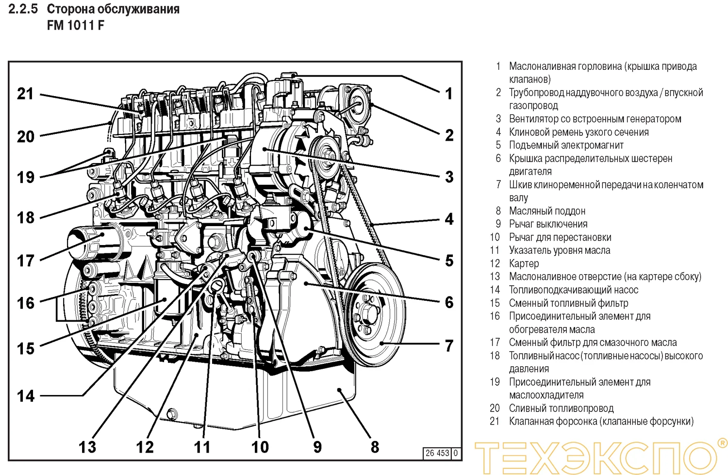 Deutz BF4M1011F - 0 кВт купить  | Двигатель в Техэкспо