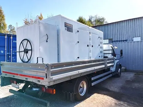 Поставка передвижной ДГУ 250 кВт на автомобиле ГАЗон Next для ООО «Энергии Технологии» (Москва)
