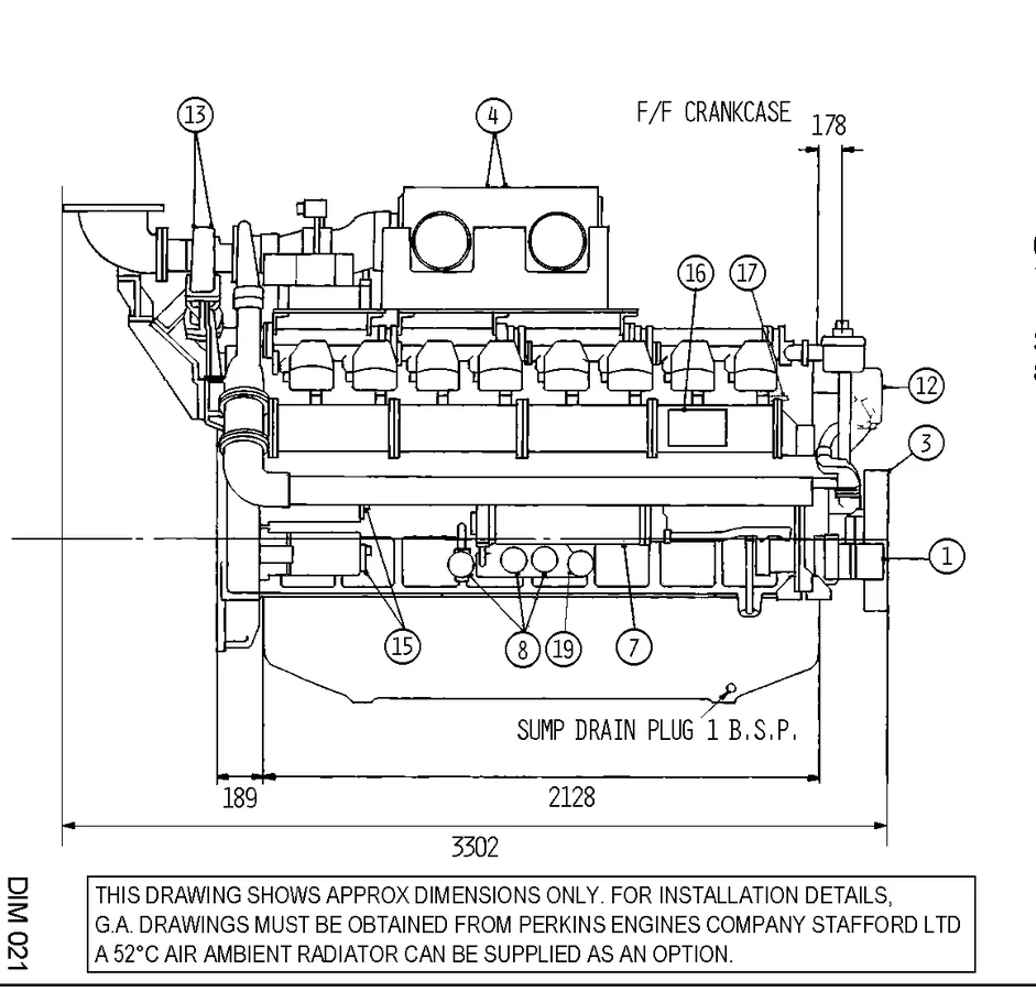 Perkins 4016TAG - 0 кВт купить  | Двигатель в Техэкспо