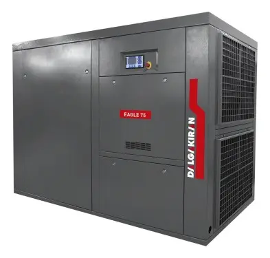 Компрессор винтовой безмасляный EAGLE 75W-10 VSD мощностью 75 кВт