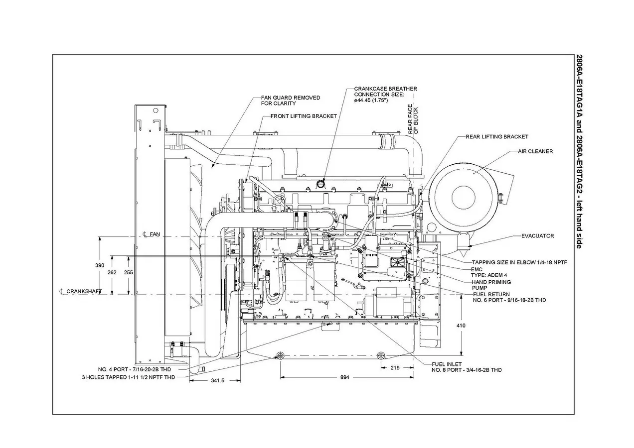 Perkins 2806A-E18TAG1A - 0 кВт купить  | Двигатель в Техэкспо