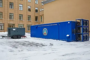 Контейнерный ЦОД для Санкт-Петербургского университета Государственной противопожарной службы МЧС России – фото 1 из 10