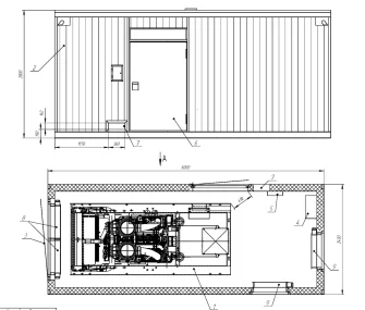Два контейнера для ДГУ 420 и 600 кВт для резерва шахтового оборудования – фото 9 из 10