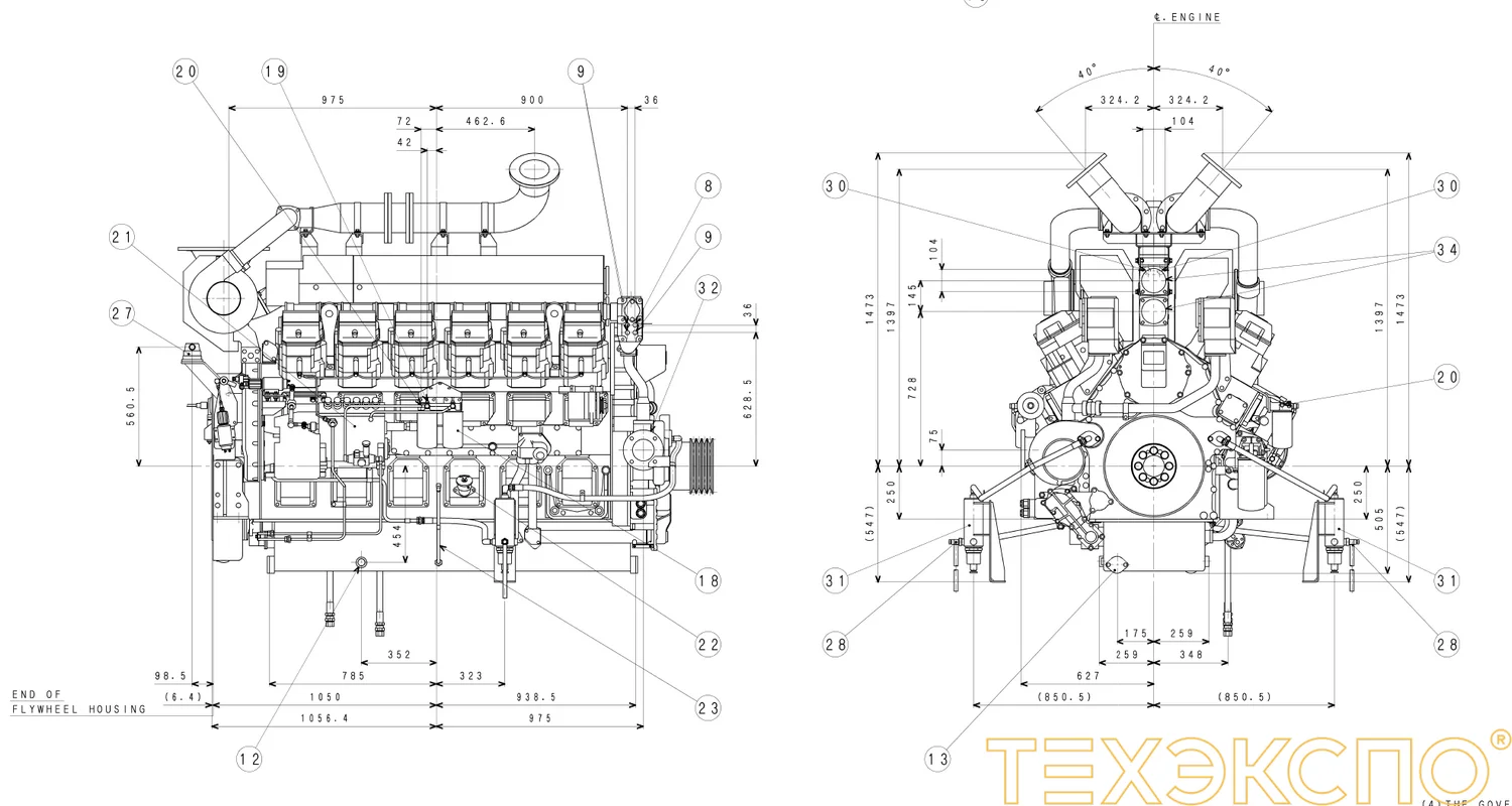 Mitsubishi S12R-PTAA2 - 0 кВт купить  | Двигатель в Техэкспо