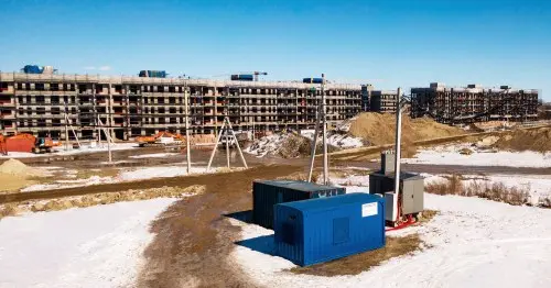 ДГУ 350 кВт в контейнере для строительного городка в Амурской области – фото 27 из 27