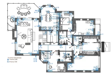 Дизельная электростанция 24 кВт в кожухе с АВР для коттеджа в Репино – чертеж из проектной документации 5 из 11