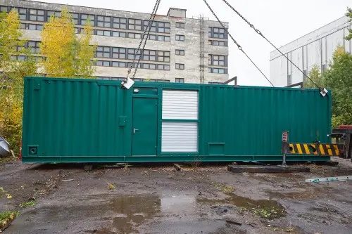 Контейнеры с камерами шумоглушения и шумозащитными маркизами для высоковольтных ДГУ объекта – фото 14 из 15