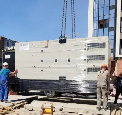 Две ДГУ Scania по 250 кВт в кожухах для ЖК на намыве на Васильевском острове в Петербурге – фото 9 из 14