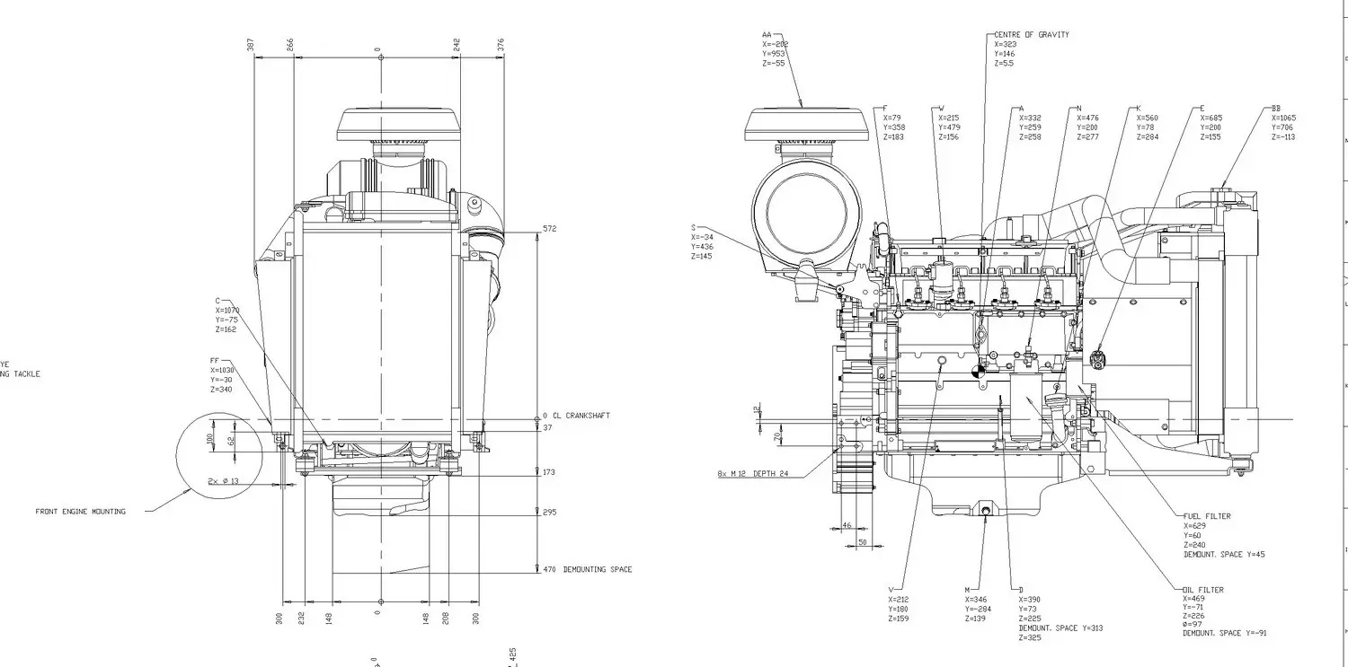 Volvo TAD551GE - 0 кВт купить  | Двигатель в Техэкспо