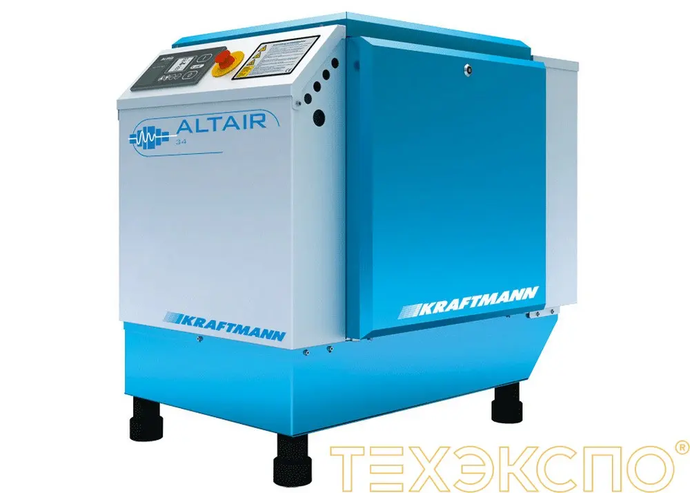 Компрессор винтовой Kraftmann ALTAIR 16 O - 16 кВт купить  за 1&nbsp;350&nbsp;000 рублей | Компрессор в Техэкспо