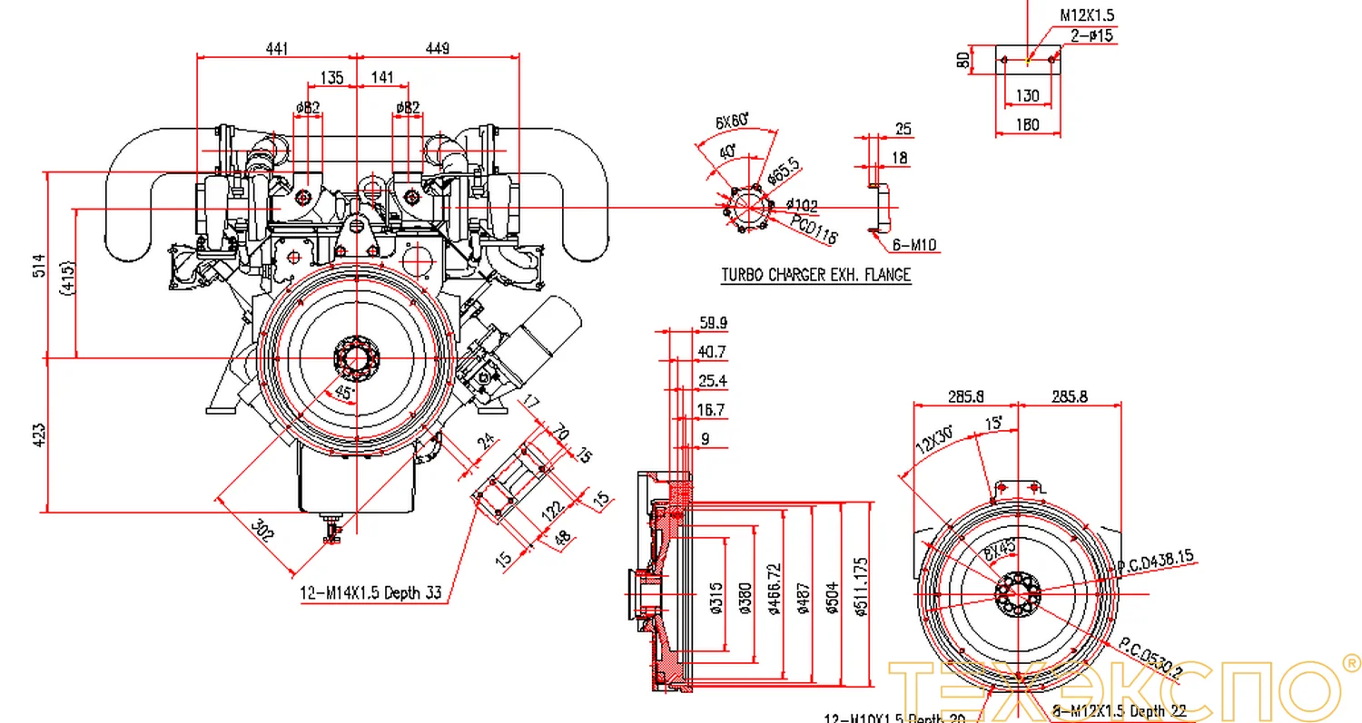 Doosan DP180LA - 0 кВт купить  | Двигатель в Техэкспо
