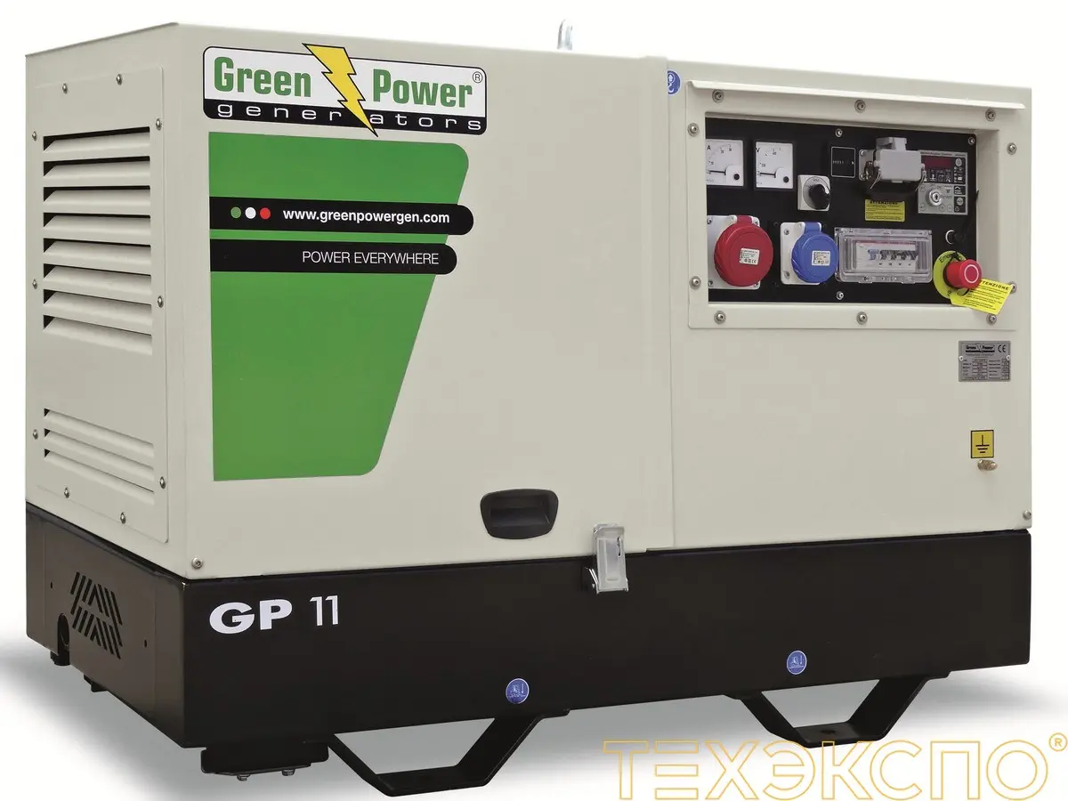Дизель-генераторы Green Power в кожухе для коттеджа